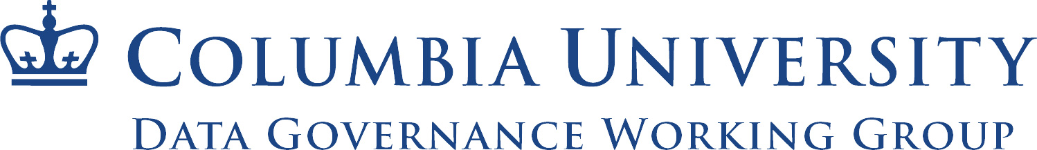 Columbia University Data Governance Working Group